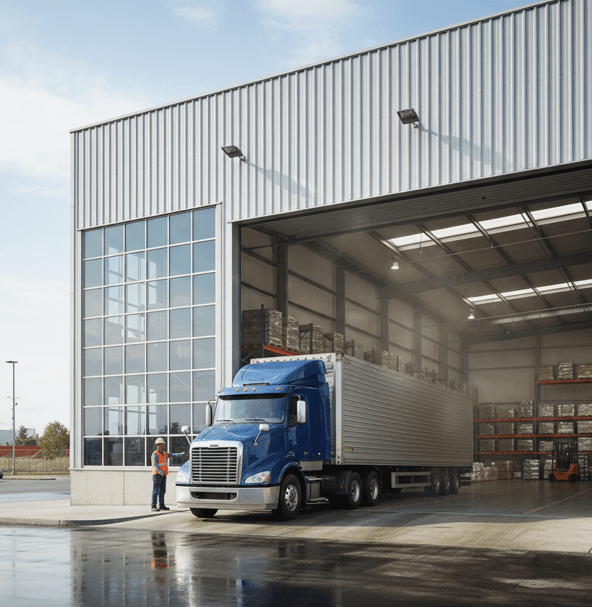 Advanced hazmat coordinator smiling while preparing compliant shipments